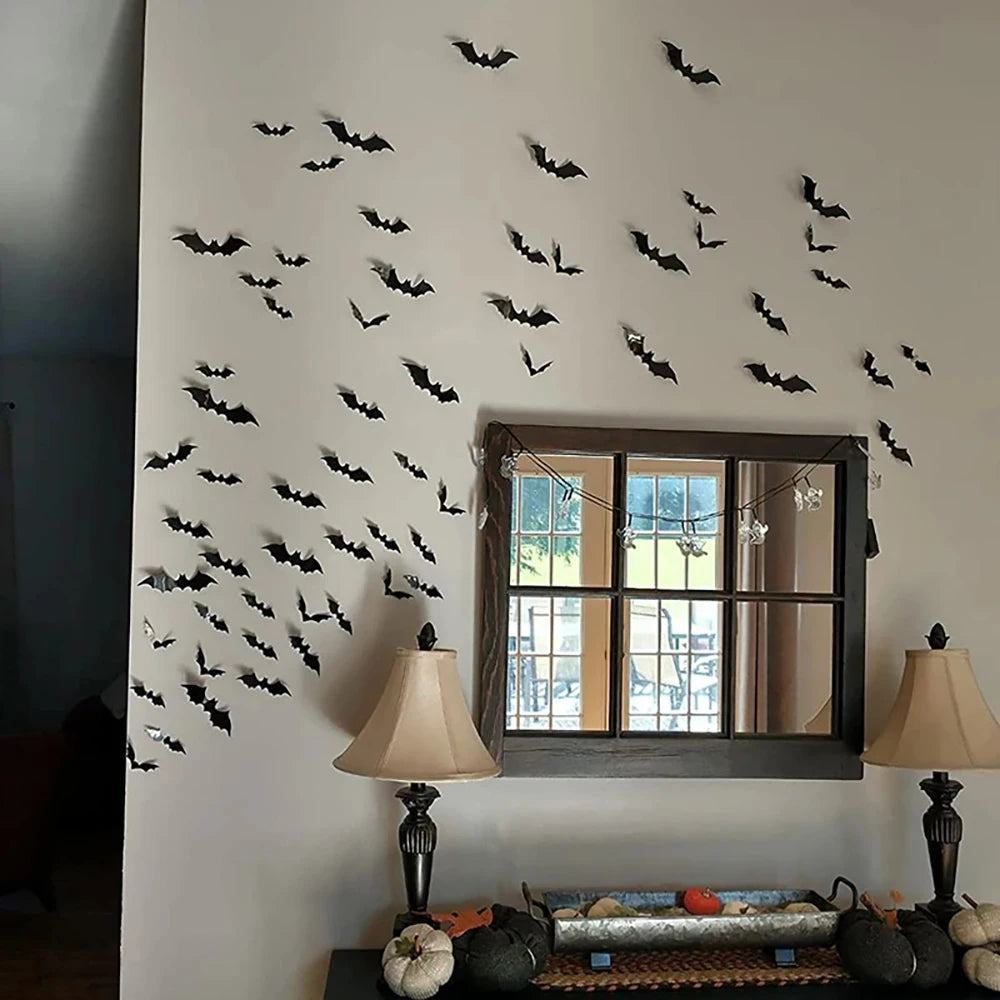 3D Flying Bat Wall Stickers