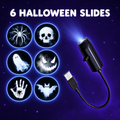 Projector with 6 Halloween slides